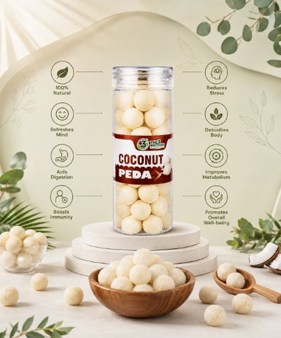 Soft Coconut Mithai Candy for Digestion