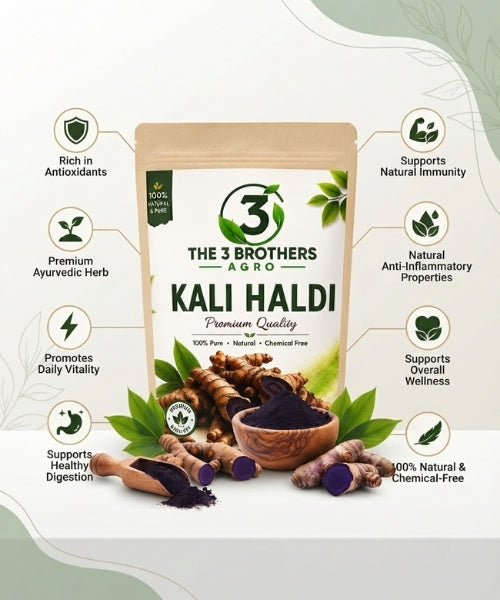 Traditional Indian Sacred Kali Haldi Powder Bottle