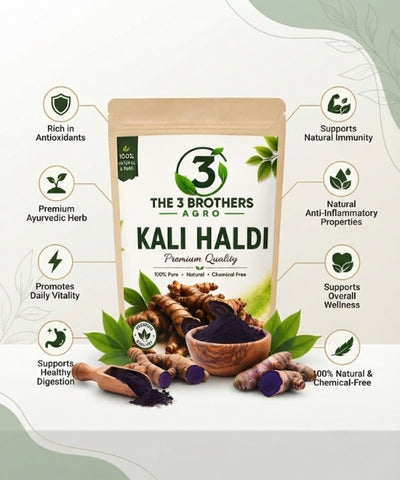 Traditional Indian Sacred Kali Haldi Powder Bottle