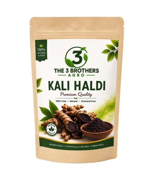 Raw Ground Black Turmeric Root Powder Pack