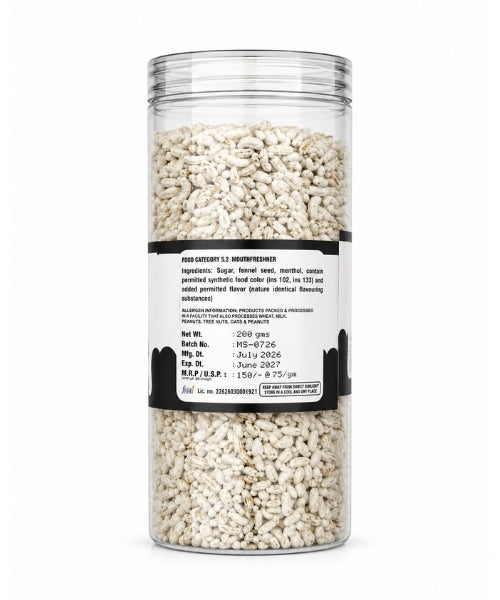Crunchy Madrasi White Fennel Seeds Jar