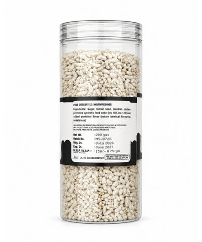 Crunchy Madrasi White Fennel Seeds Jar