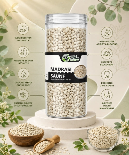 Plain Sugar Free White Saunf Digestives