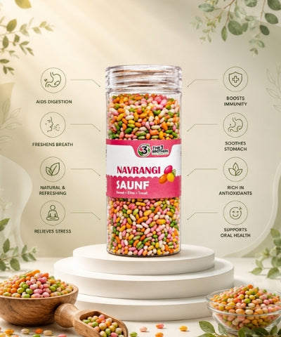 Colorful Sugar Candy Coated Saunf Sprinkles
