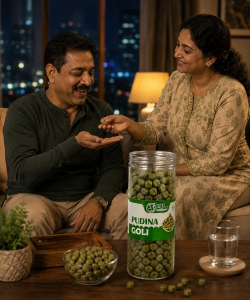Pudina Goli Bottle - Digestive Mint Candy