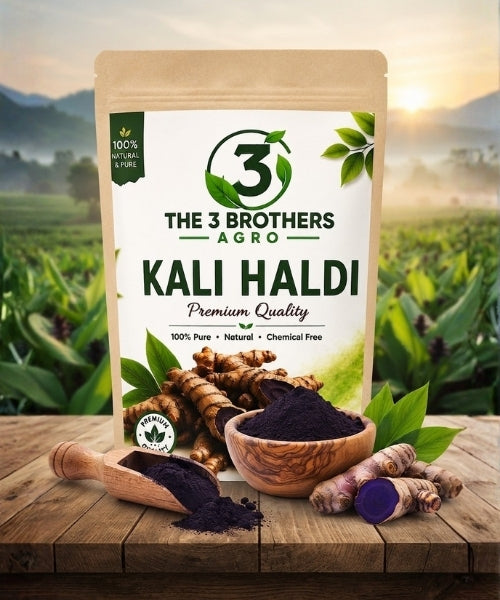 Pure Black Turmeric Dust Packaging