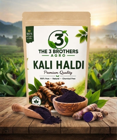 Pure Black Turmeric Dust Packaging